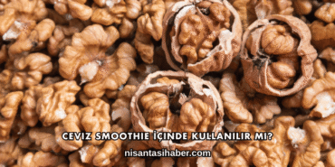 Ceviz Smoothie İçinde Kullanılır mı?