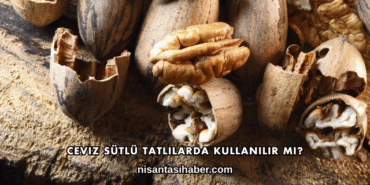 Ceviz Sütlü Tatlılarda Kullanılır mı?