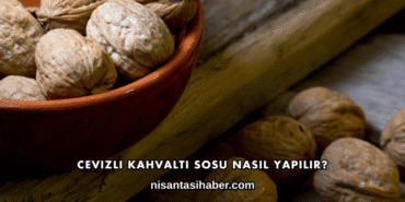 Cevizli Kahvaltı Sosu Nasıl Yapılır?