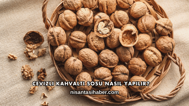 Cevizli Kahvaltı Sosu Nasıl Yapılır?