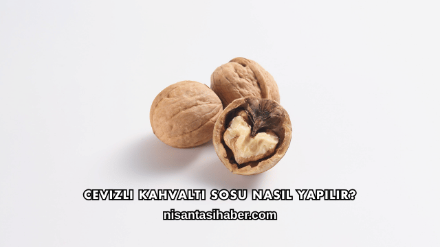 Cevizli Kahvaltı Sosu Nasıl Yapılır?