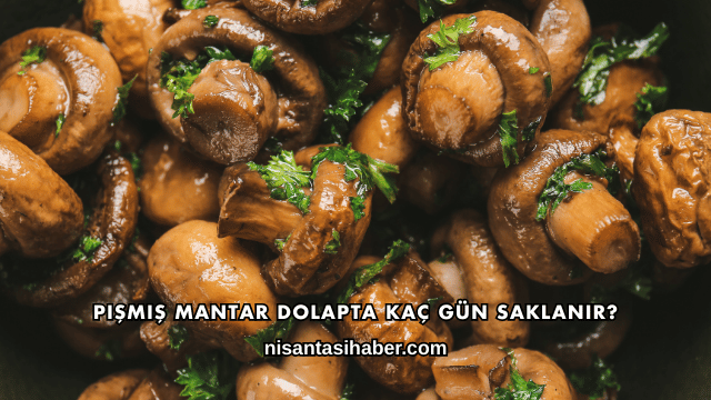 Pişmiş Mantar Dolapta Kaç Gün Saklanır?
