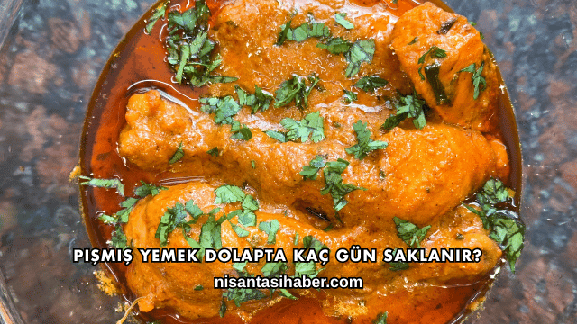 Pişmiş Yemek Dolapta Kaç Gün Saklanır?