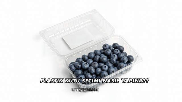 Plastik Kutu Seçimi Nasıl Yapılır?