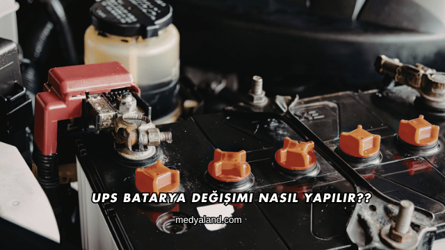 UPS Batarya Değişimi Nasıl Yapılır?